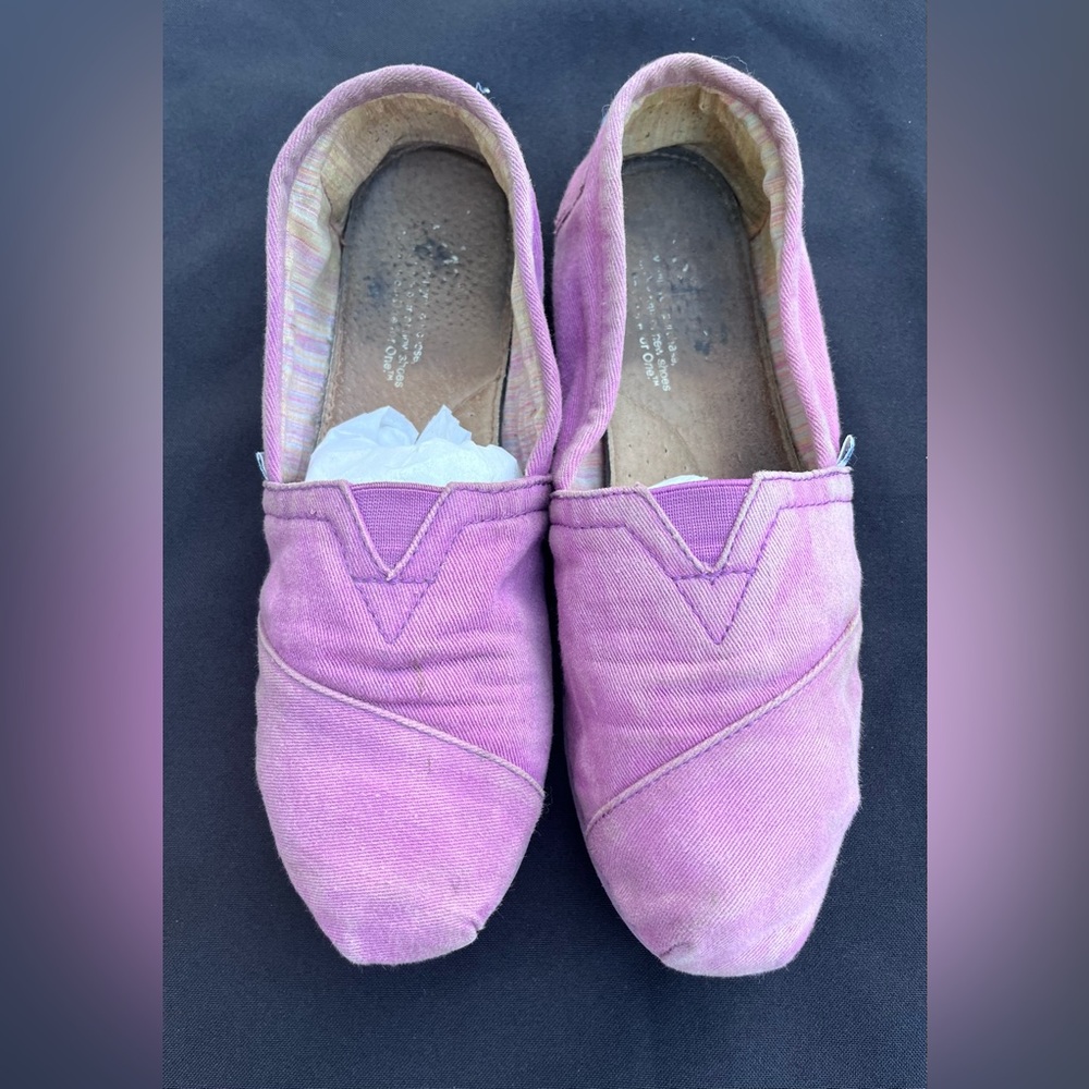 Toms Women's Mauve Canvas Loafers